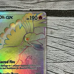 Ho-Oh GX - SM80 - Pokemon Sun & Moon Promo Ultra Rare Card - NM - Image 3