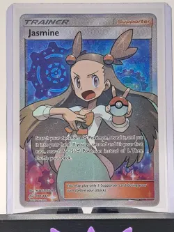 2019 Pokemon TCG sm09 Sun & Moon Team Up Jasmine 177/181 Full Art Ultra Rare NM - Image 2