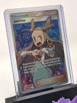 2019 Pokemon TCG sm09 Sun & Moon Team Up Jasmine 177/181 Full Art Ultra Rare NM - Image 4