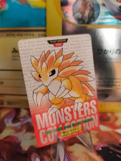 Pokemon Karte Card Monsters Collection Carddass Sandslash Red 1996 japanese Exc+ - Image 1