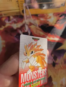 Pokemon Karte Card Monsters Collection Carddass Sandslash Red 1996 japanese Exc+ - Image 3