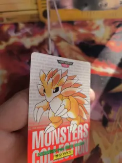 Pokemon Karte Card Monsters Collection Carddass Sandslash Red 1996 japanese Exc+ - Image 5