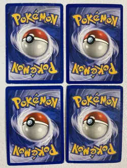 Pokemon Nidoqueen Jungle Base 2 7/64 12/130 Lot of 4 Holo PR/HP Poor Played FR - Image 2