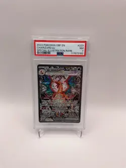 2023 POKEMON OBF EN-OBSIDIAN FLAMES SPECIAL ILLUSTRATION RARE CHARIZARD EX PSA 7 - Image 1