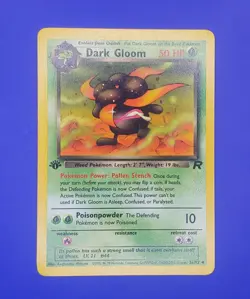 36/82 Dark Gloom 1ST EDITION - Team Rocket - NM Near Mint Pokemon Card - Image 1