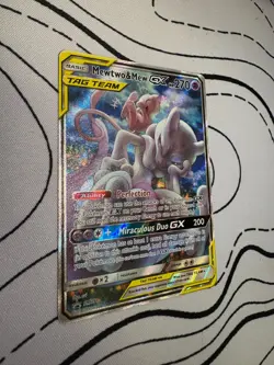 Pokemon TCG Mewtwo & Mew GX SM191 Black Star Promo Rare Holo NM Mint Card - Image 2