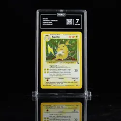 1999 Pokemon Fossil 14/62 Raichu TAG 7 Holo Near Mint - Image 1
