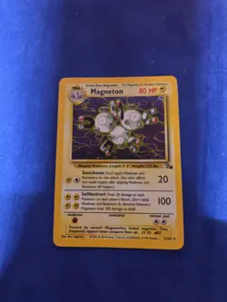 Magneton Holo Rare 11/62 Fossil Unlimited - LP English Vintage Pokemon - Image 1