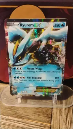 KYUREM EX Legendary Treasures POKEMON Full-Art Holo 2013 Trading Card 44/113 - Image 1