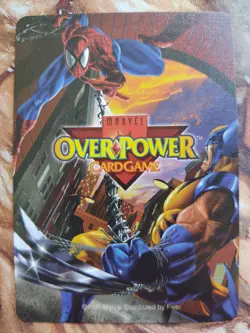 OverPower Marvel Fleer 1996 Silver Sable Hero Card Hillshire Farm Promo Rare - Image 2