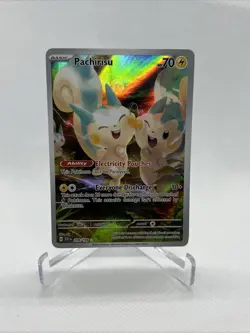 Pokemon Pachirisu 208/198 Scarlet & Violet Base Set Holo Card Illustration Rare - Image 1