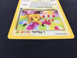 2000 Pokemon Black Star Promo Card #24 Birthday Pikachu NM Unplayed - Image 5