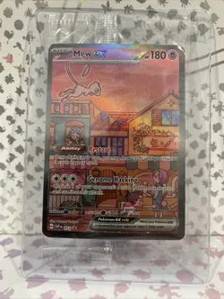 Sealed Mew EX 053 Black Star Promo Pokemon Card New 151 Scarlet & Violet UPC 🔥 - Image 1