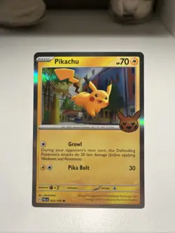 Pokemon Pikachu Card 062/193 Palernia 2023 Halloween Trick or Trade - Image 1