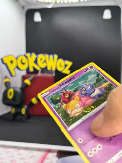 HD🌀Swirl Galarian Slowpoke SWSH126 Black Star Promo Cosmos Holo Pokemon Card - Image 5