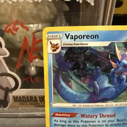 2020 Vaporeon COSMOS HOLO Black Star Promo card SWSH072 Pokemon SWSH - Image 2