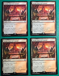 MTG Vector, Imperial Capital x4 Land Cards NM/M Final Fantasy - Image 1