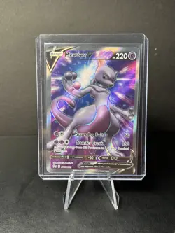 Mewtwo V SWSH229 Sword And Shield Promo Full Art NM Pokemon Card - Image 1