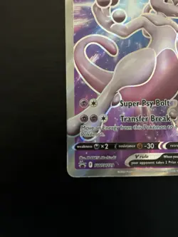 Mewtwo V SWSH229 Sword And Shield Promo Full Art NM Pokemon Card - Image 3