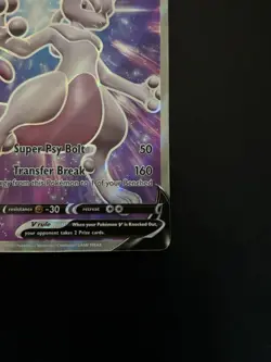 Mewtwo V SWSH229 Sword And Shield Promo Full Art NM Pokemon Card - Image 4
