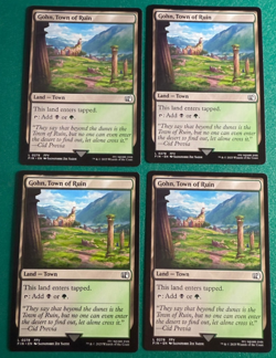 Magic the Gathering MTG Gohn, Town of Ruin x4 Land Cards NM/M Final Fantasy - Image 1