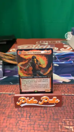 MTG Clive, Ifrit's Dominant 0458 (Extended Art) Final Fantasy Foil - Image 1