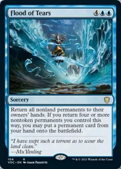 Flood of Tears - Near Mint MTG Commander 2021 Crimson Vow - Image 1