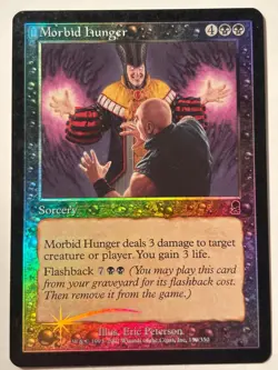 Morbid Hunger 2001 Odyssey FOIL Black Common Sorcery MTG NM AZ1 - Image 1