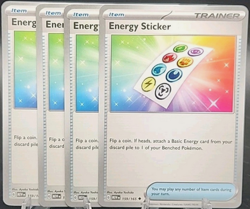 4x Energy Sticker 159/165 Scarlet & Violet 151 Pokemon MTG Uncommon - Image 1