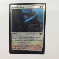 MTG Hobbit's Sting (Foil) 0020 Lord of the RIngs M/NM Free UK P&P - Image 1