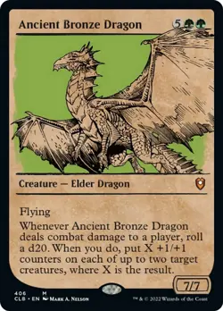MTG Ancient Bronze Dragon - NM Commander Legends: Battle For Baldur's Gate (CLB) - Image 1