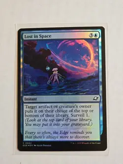 Lost in Space (Foil) - Edge of Eternities - NM - MTG Magic - Common - Instant - Image 1
