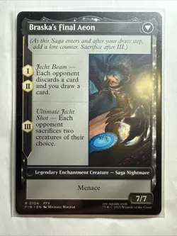 MTG - Jecht, Reluctant Guardian/Braska's Final Aeon - Final Fantasy NM/M Cond - Image 2