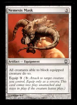 MTG Nemesis Mask LP Light Play Darksteel [1178] - Image 1
