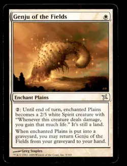 MTG Genju of the Fields LP Light Play Japanese Betrayers of Kamigawa [1172] - Image 1