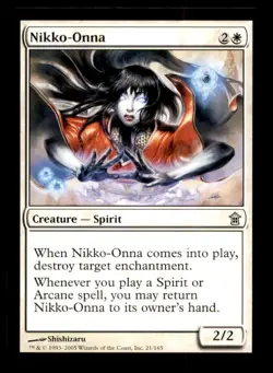 MTG Nikko-Onna LP Light Play Saviors of Kamigawa [1166] - Image 1