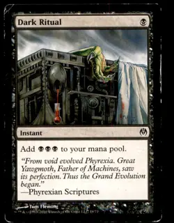 MTG Dark Ritual HP Heavy Play Phyrexia vs Coalition [1138] - Image 1