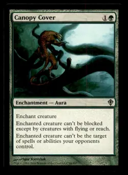 MTG Canopy Cover LP Light Play Worldwake [1163] - Image 1