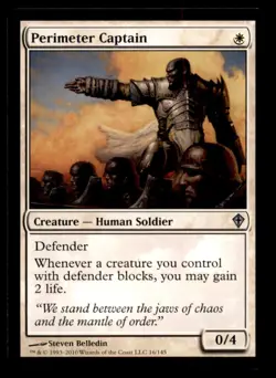 MTG Perimeter Captain LP Light Play Worldwake [1155] - Image 1