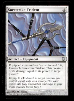 MTG Surestrike Trident LP Light Play Darksteel [1154] - Image 1