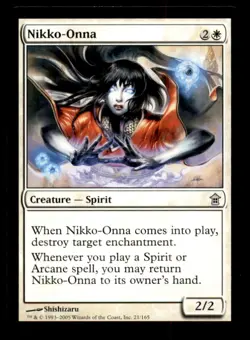 MTG Nikko-Onna LP Light Play Saviors of Kamigawa [1177] - Image 1