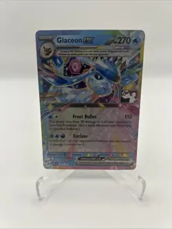 026/131 Glaceon ex Prize Pack Series 7 Stamped Play Pokemon TCG Prismatic PRE - Image 1