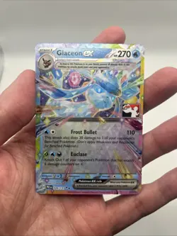 026/131 Glaceon ex Prize Pack Series 7 Stamped Play Pokemon TCG Prismatic PRE - Image 3