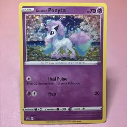 Galarian Ponyta Holo SWSH013 Promo Pokemon TCG - Image 1