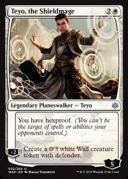 Teyo, the Shieldmage - Light Play MTG War of the Spark - Image 1
