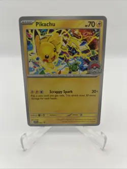SVP 225 Pikachu 2025 World Championships Promo Pokemon TCG In Hand Ready to Ship - Image 1