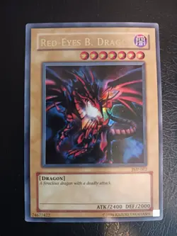YUGIOH • RED EYES B DRAGON • ULTRA RARE • JMP-002 • SHONEN JUMP PROMO • LP - Image 1