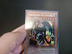 Yugioh Card Archfiend Of Gilfer JMP-EN003 Ultra Rare Limited Edition LP - Image 2