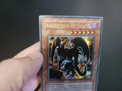 Yugioh Card Archfiend Of Gilfer JMP-EN003 Ultra Rare Limited Edition LP - Image 3