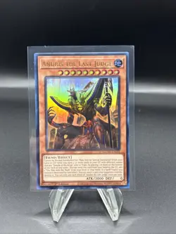 Anubis the Last Judge MZTM-EN003 ULTRA Rare Near Mint 1st Edition Yugioh - Image 1